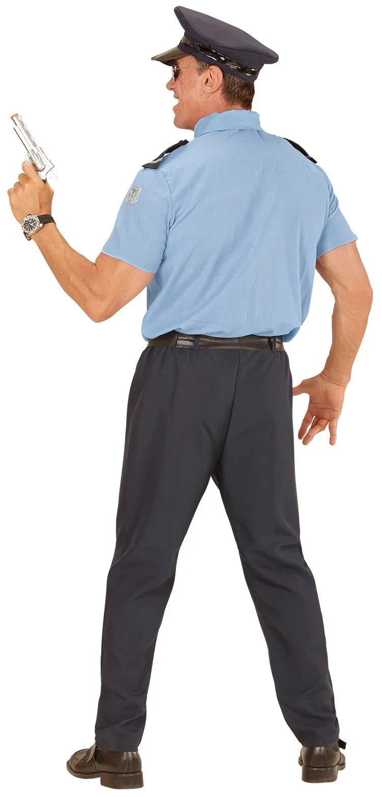 Disfraz de Policía con Manga Corta para Hombre Policía Widmann